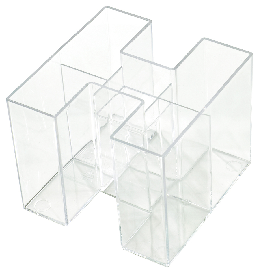 HAN Multiköcher BRAVO, 5 Fächer, glasklar-transparent von HAN
