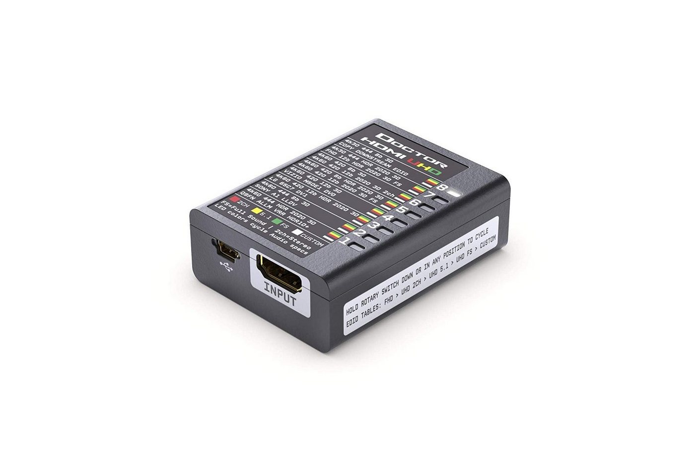 HDFURY HDFury HDF0130 Dr. HDMI 4K - HDMI EDID Manager / Emulator, löst alle Video-Adapter von HDFURY