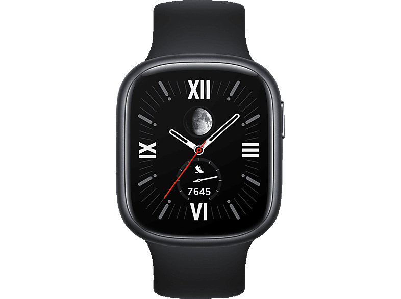 HONOR Watch 4 Smartwatch Mittelrahmen aus Aluminiumlegierung der Serie 6 Silikongummi, 150-200 mm, Schwarz von HONOR
