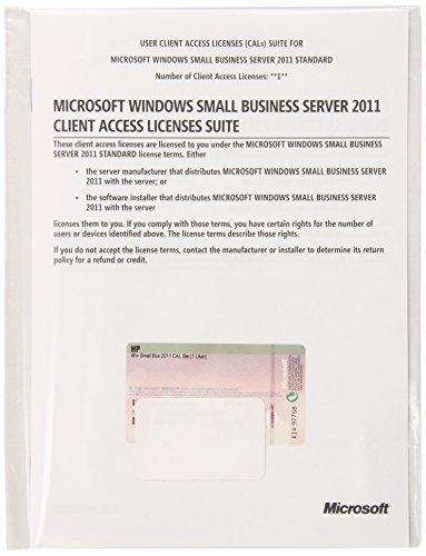 HP 644261-B21 MS Windows Standard Small Business Server 2011 CAL von HP