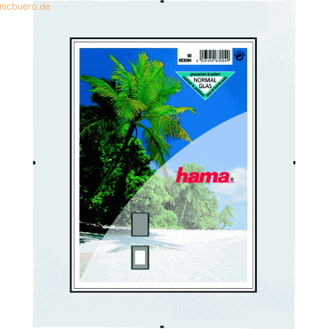 Hama Bildhalter Clip-Fix 13x18cm Normalglas von Hama