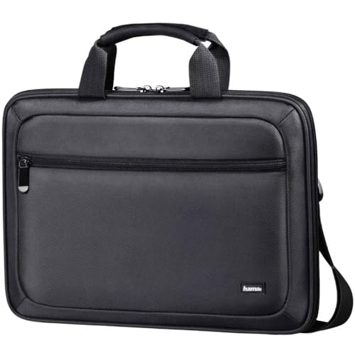 Hama Laptop Tasche bis 13.3 Zoll (Notebook Tasche für Laptop, Tablet, MacBook, Chromebook bis 13,3 Zoll, Umhängetasche als Arbeitstasche oder Schultasche für Herren und Damen) schwarz von Hama