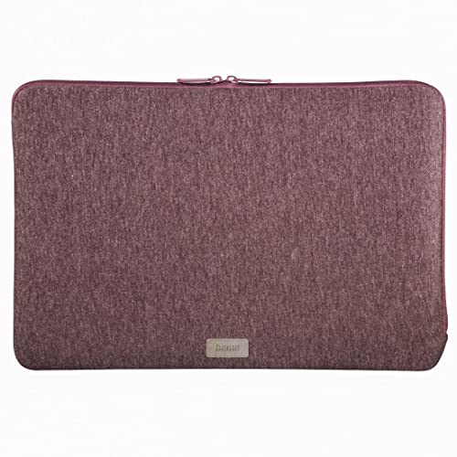 Hama Laptoptasche für Notebooks -13,3 Zoll 34cm (Laptop Tasche dünn, 13 3'', Laptop Hülle Sleeve, gepolstert, aus Jersey, Schutz für PC, Notebook, MacBook Air/Pro, iPad, Microsoft Surface), rot von Hama