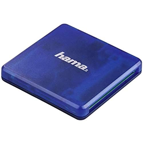 Hama Multi-Kartenleser USB-2.0, SD/microSD/CF, blau von Hama