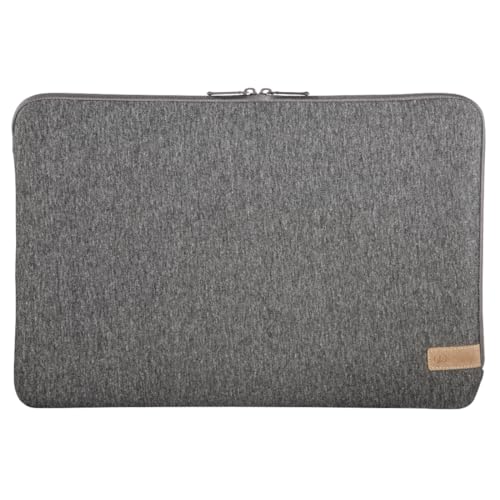 Hama Tasche für Tablet und Notebook bis 15.6 Zoll (Tablettasche, Laptoptasche für Notebook, Tablet, MacBook, Surface bis 15,6 Zoll, Hülle, Case, Laptophülle, Sleeve) grau von Hama