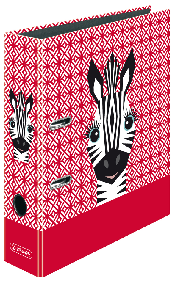 herlitz Motivordner maX.file , Cute Animals Zebra, , DIN A4 von Herlitz