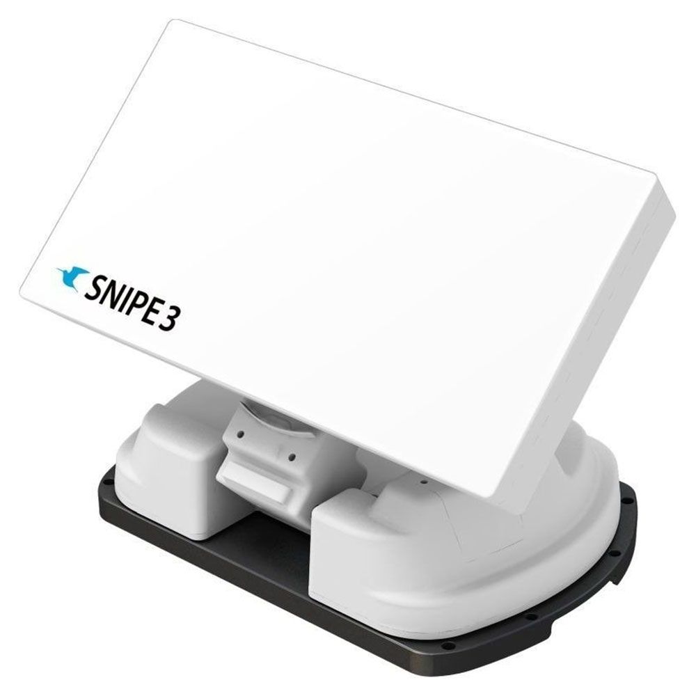 Selfsat SNIPE V3 GPS - White Line - Single - Vollautomatische Satelliten Antenne Skew Sat System von I DO IT