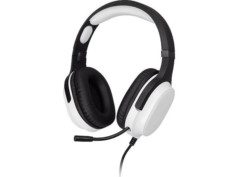 ISY IC 6002, On-ear Gaming Headset Weiß/Schwarz von ISY