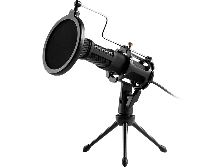 ISY IMI-2500 Streaming Mikrofon, Schwarz von ISY