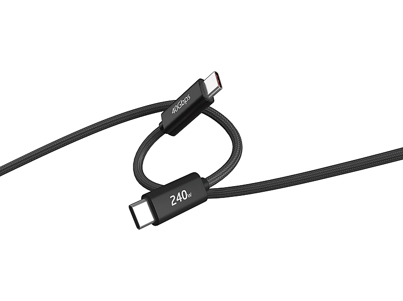 ISY IUC 6000 USB 4 Kabel, Schwarz von ISY
