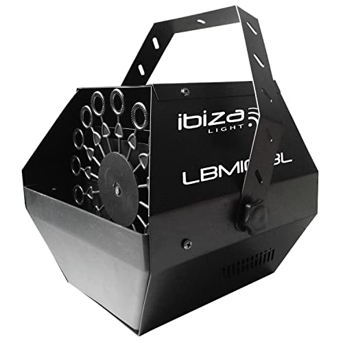 Ibiza - LBM10BAT-BL - Tragbare Seifenblasenmaschine mit 16 Sticks - Schwarz von Ibiza