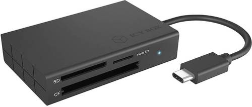 ICY BOX Externer Speicherkartenleser USB-C® Anthrazit von Icy Box