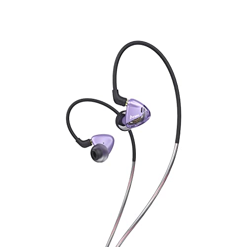 Ikko Opal OH2 In-Ear-Monitor, abnehmbares Design, In-Ear-Kopfhörer, kabelgebunden, Violett von Ikko