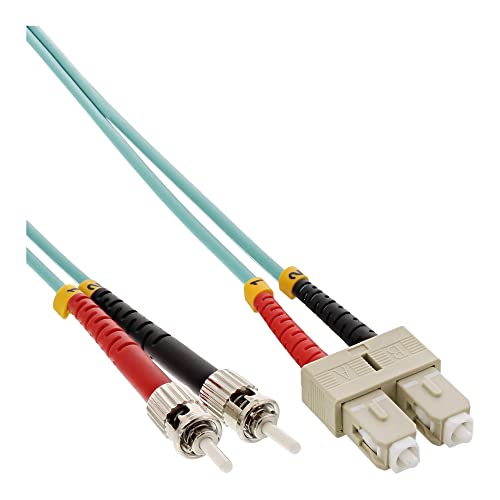 InLine 82505O LWL Duplex Kabel, SC/ST, 50/125µm, OM3, 5m von InLine