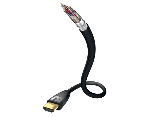 inakustik – 00324507 – Star High Speed HDMI 2.0b Kabel mit Ethernet | Für die Übertragung von Ultra HD Signalen | 0,75m in Schwarz | 2160p - 4K@50/60Hz - Audio Return Channel - HDR-Support - HD Audio von Inakustik