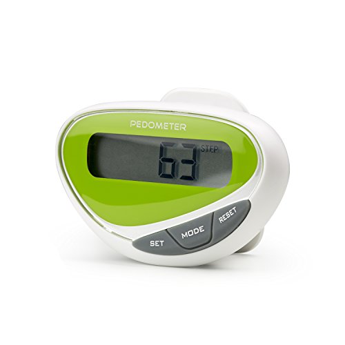 Incutex Schrittzähler Pedometer mit LCD Display tragbarer Stepcounter Kalorienmesser Entfernungsmesser ideal für Sportler von Incutex