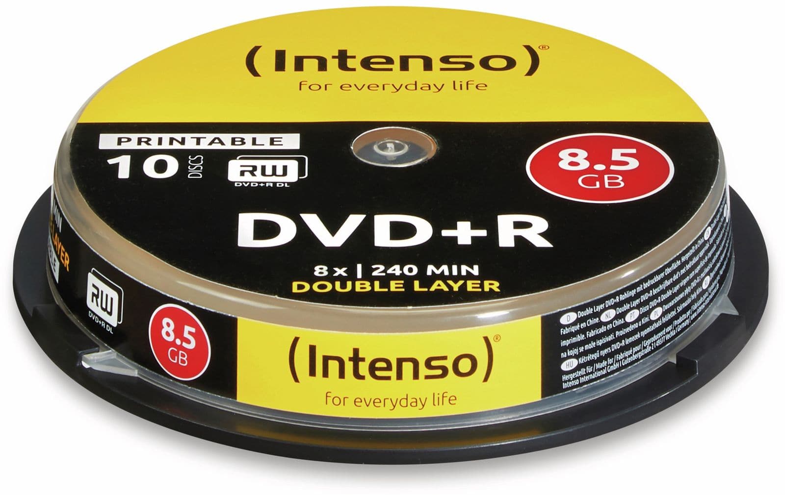INTENSO DVD+R Spindel (Doublelayer bedruckbar) von Intenso