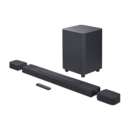 JBL Bar 1000 – 7.1.4-Kanal Soundbar für das Heimkino Soundsystem – Mit abnehmbaren Surround-Lautsprechern, MultiBeam, Dolby Atmos Surround Sound und DTS:X – Schwarz von JBL