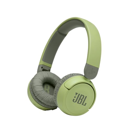 JBL Jr310 BT On-Ear Kinder-Kopfhörer in Grün – Kabellose Bluetooth-Ohrhörer mit Headset und Fernbedienung – Ideal für Schule und Freizeit von JBL