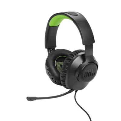 JBL Quantum 100X Over-Ear-Gaming-Headset, Schwarz/Grün von JBL
