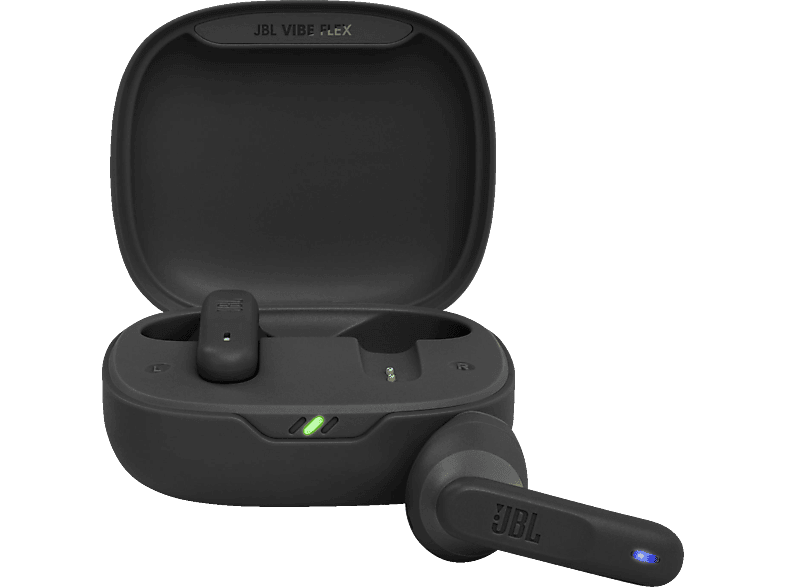 JBL Vibe Flex True Wireless, iOS & Android kompatibel, Deep Bass Sound, In-ear Kopfhörer Bluetooth Black von JBL