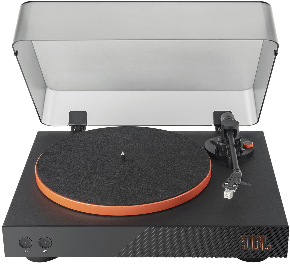 Spinner BT Plattenspieler mit Bluetooth schwarz/orange von JBL