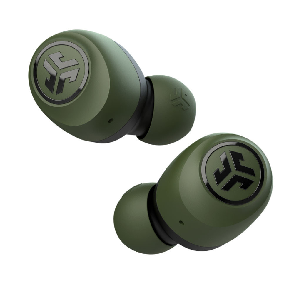 JLab GO Air True Wireless Earbuds grün - in-Ear-Kopfhörer (20 Stunden Akkulaufzeit, eingebautes Mikrofon) von JLAB