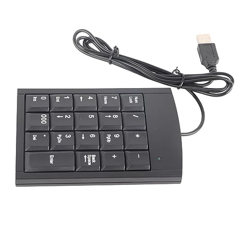 JTLB Nummernblock-Tastatur, Numerische Tastatur, Tragbare -USB-Nummerntastatur, Zahlentastatur für Laptop von JTLB