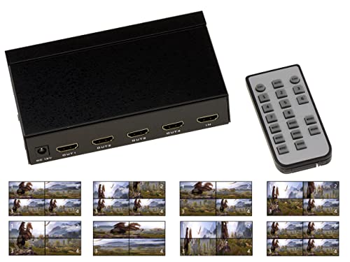 KALEA-INFORMATIQUE Prozessor für HDMI 1.4 Wall SPLICER Bildschirmwand. Für Videowände auf 2 bis 4 Bildschirmen, 8 mögliche Kombinationen, mit Fernbedienung. von KALEA-INFORMATIQUE