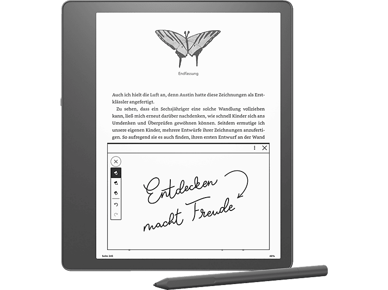 KINDLE Scribe 10.2 incl. Eingabestift Basic Kindle Scribe, Schwarz von KINDLE