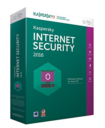 Kaspersky Internet Security 2016 - 5 PCs / 1 Jahr von Kaspersky