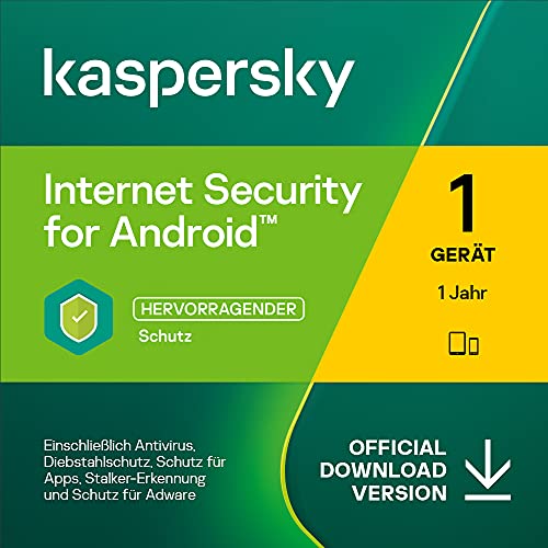 Kaspersky Internet Security for Android 2024 | 1 Gerät | 1 Jahr | Android | Aktivierungscode per Email von Kaspersky