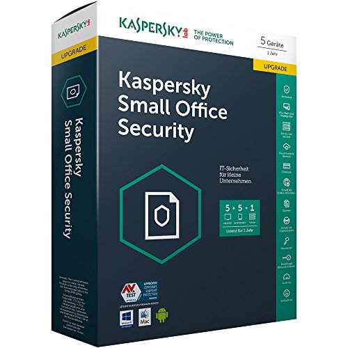 Kaspersky Small Office Security Upgrade | 5 Geräte 5 Mobil 1 Server | 1 Jahr | Windows/Mac/Android | CD in Box | für kleine Unternehmen von Kaspersky