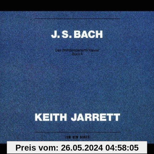 Das Wohltemperierte Klavier Vol. 2 von Keith Jarrett