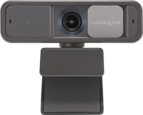 Kensington W2050 Pro 1080p Autofokus-Webcam, Strom über USB, 2 integrierte Mikros mit Noise Reduction, Weitwinkel-Zoom in HD, Digitale PC-Kamera für Einzel- und Gruppen-Videokonferenzen (K81176WW) von Kensington