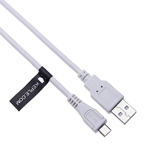 Keple Micro USB Kabel Kompatibel mit Fire TV Stick, Amazon Echo Dot (2 Generationen), Echo Dot Kids Edition, Amazon Tap, Amzaon Fire 7, Fire HD 8, Fire HD 10 Weißes Micro-USB (2 m) von Keple