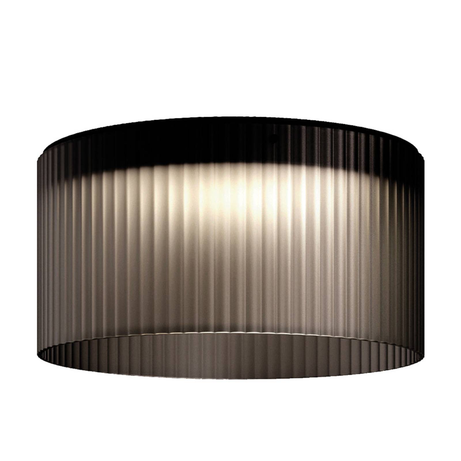 Kundalini Giass - LED-Deckenleuchte, Ø 50 cm, grau von Kundalini