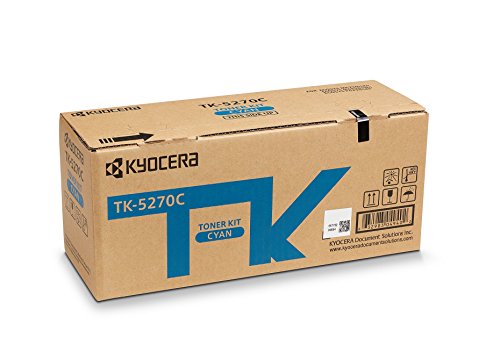 Kyocera TK-5270C Cyan. Original Toner-Kartusche 1T02TVCNL0. Kompatibel für P6230cdn, M6230cidn und M6630cidn von Kyocera