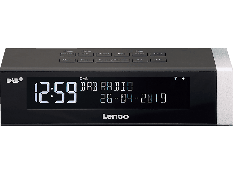 LENCO CR-630BK Digitalradio, DAB+, FM, Schwarz von LENCO