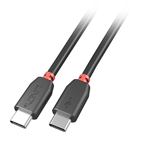 LINDY 41871 Premium USB 2.0 Kabel Typ C/C 1m Typ C Stecker/Typ C Stecker von LINDY