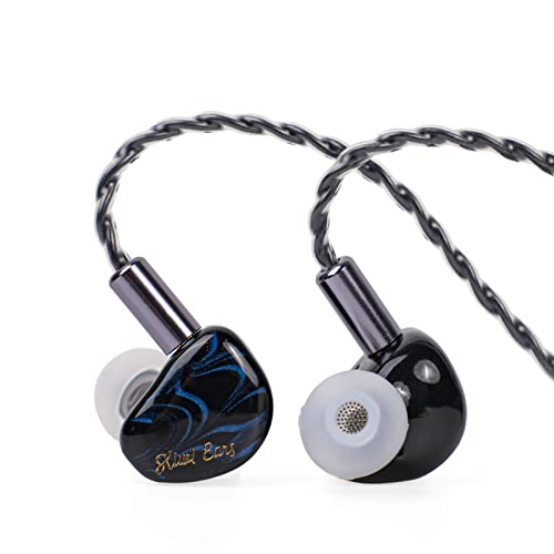 LINSOUL Kiwi Ears Cadenza 10mm Beryllium Dynamic Driver IEM 3D Printed with Detachable Interchangeable Plug 0.78 2pin 3.5mm IEM Cable for Musician (Blue) von LINSOUL