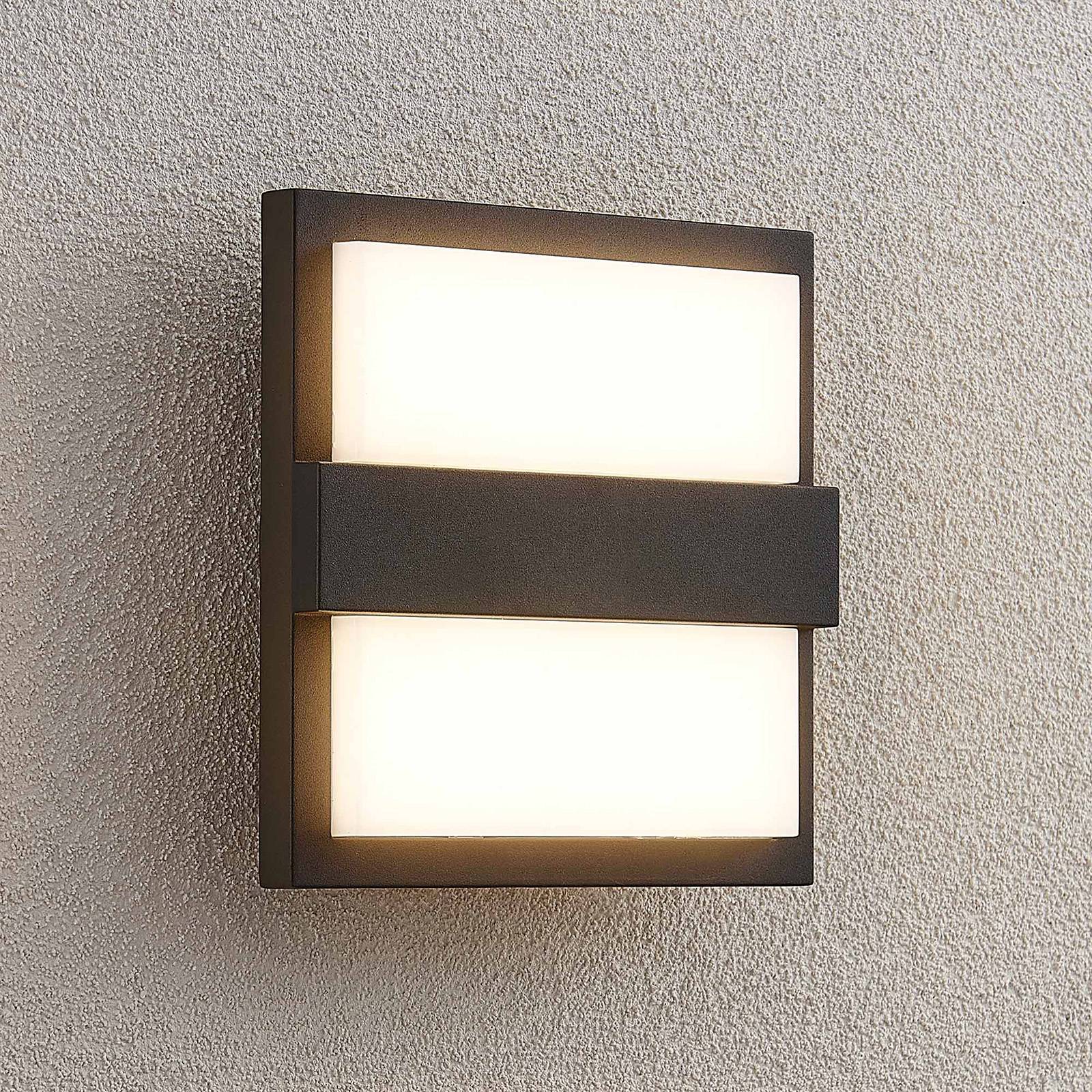 Lucande Gylfi LED-Außenwandleuchte, quadratisch von LUCANDE