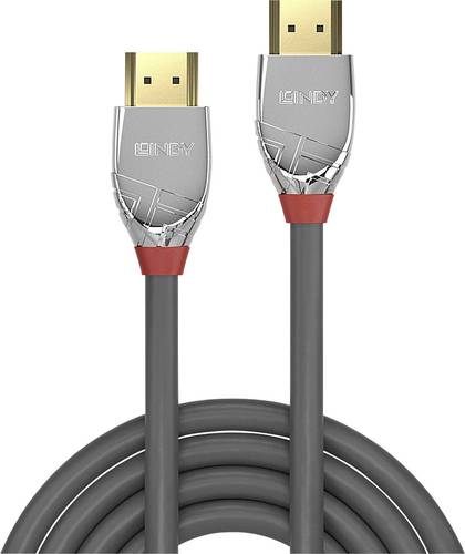LINDY HDMI Anschlusskabel HDMI-A Stecker, HDMI-A Stecker 1.00m Grau 37871 HDMI-Kabel von Lindy