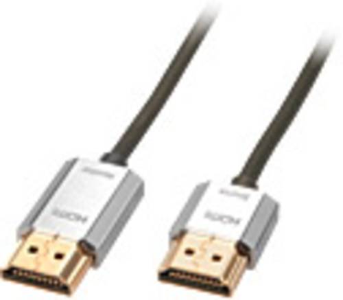 LINDY HDMI Anschlusskabel HDMI-A Stecker, HDMI-A Stecker 4.50m Grau 41676 High Speed-HDMI mit Ethern von Lindy