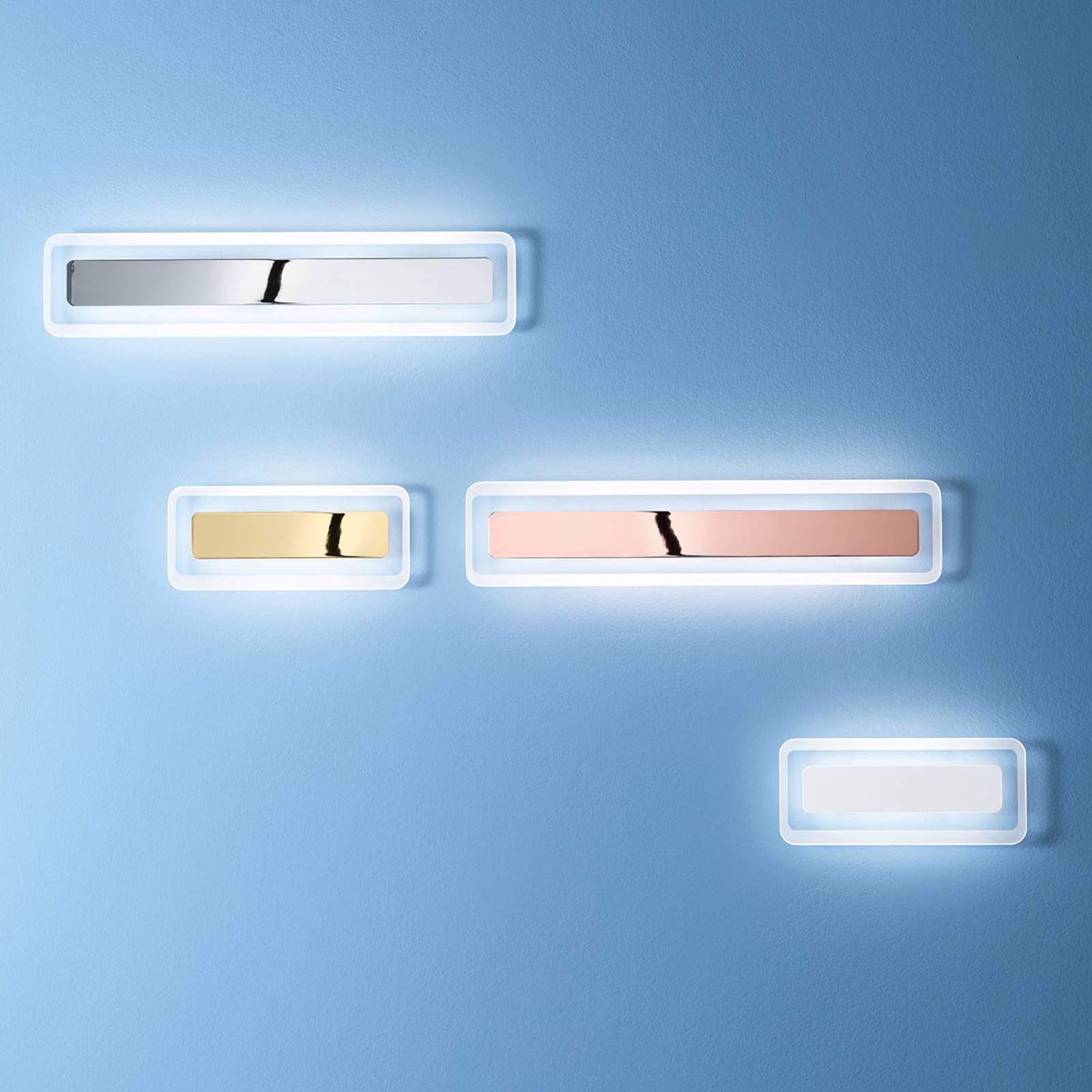 LED-Wandleuchte Antille weiß 31,4 cm von Linea Light