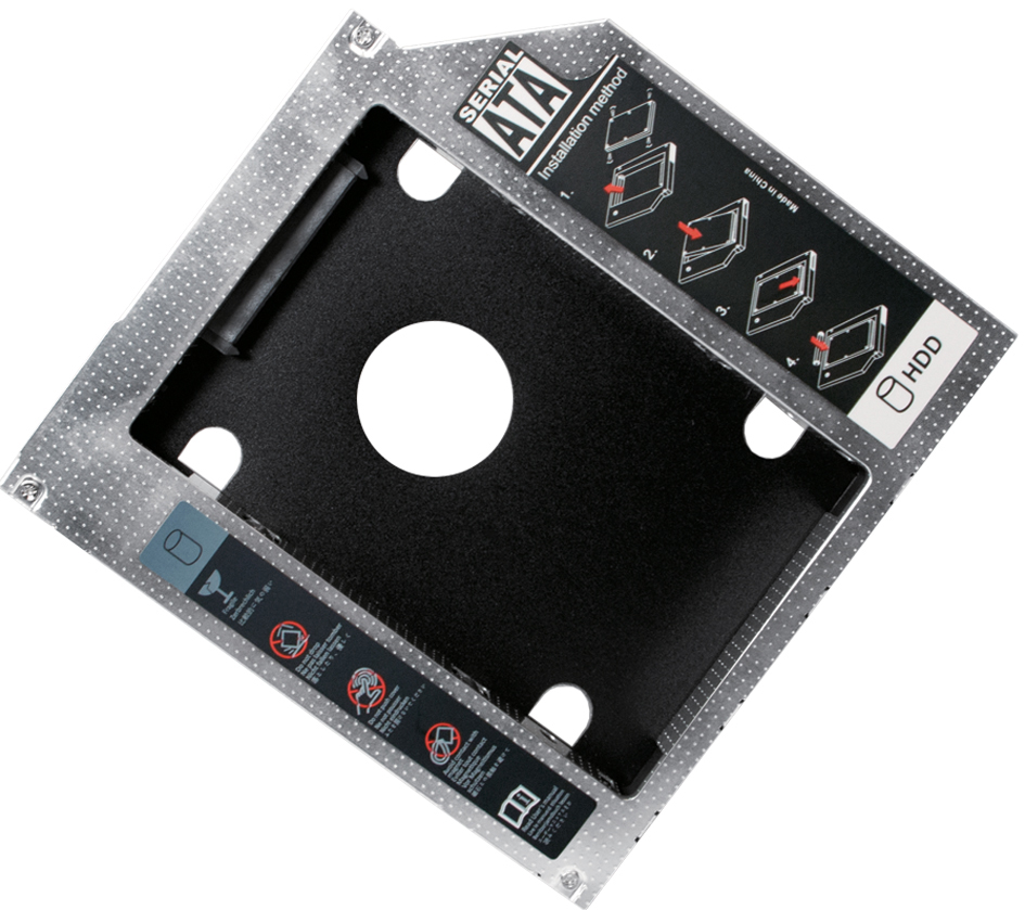 LogiLink 2,5,  SATA Festplatten Caddy, (H)9,5 mm, schwarz von Logilink