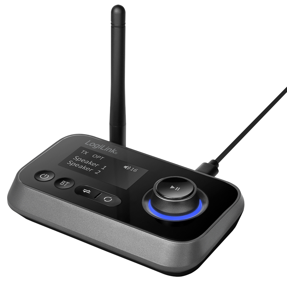 LogiLink Bluetooth 5.0 Audio Receiver & Transmitter, schwarz von Logilink
