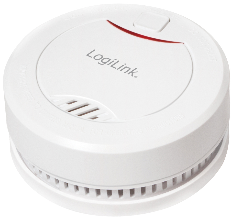 LogiLink Rauchmelder Longlife, weiß, mit Lithium Batterie von Logilink