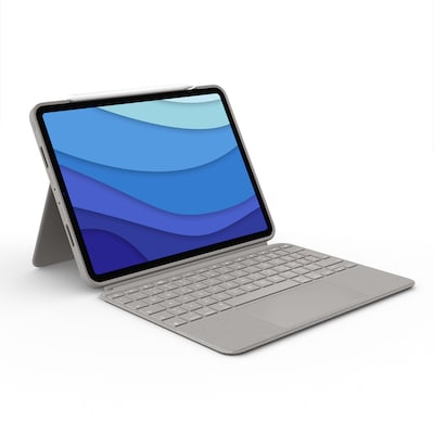 Logitech Combo Touch Tastaturcase Trackpad iPad Pro 11“ (1./ 2./3./4.Gen) Sand von Logitech