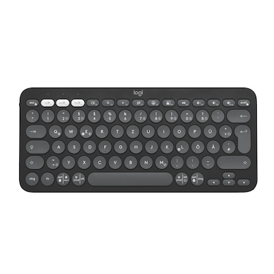 Logitech Pebble Keys 2 K380S Graphite - Minimalistische kabellose Tastatur von Logitech